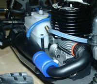 Двигатель GS R25MT с установленной задней крышкой под электростартёр.